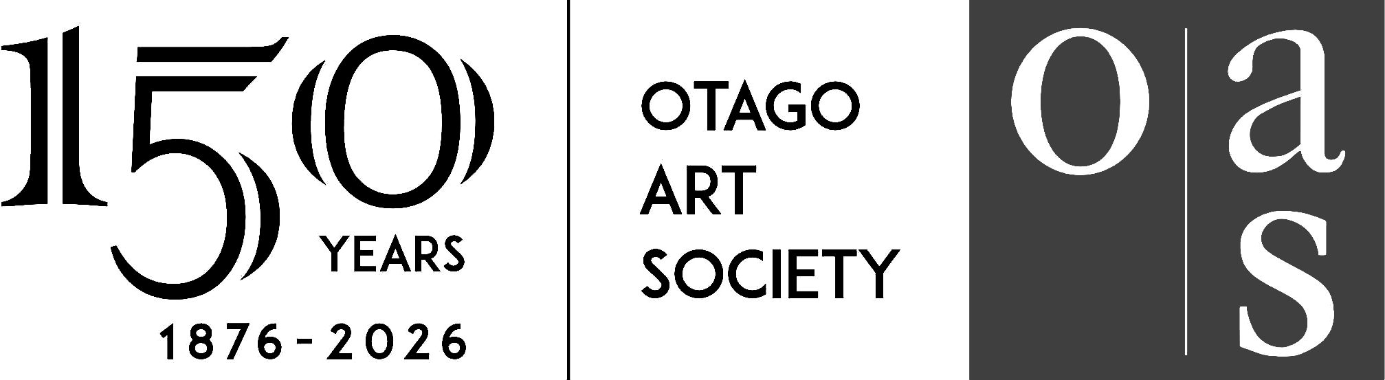 Oas 150th Anniversary Logo Wide 25 Black